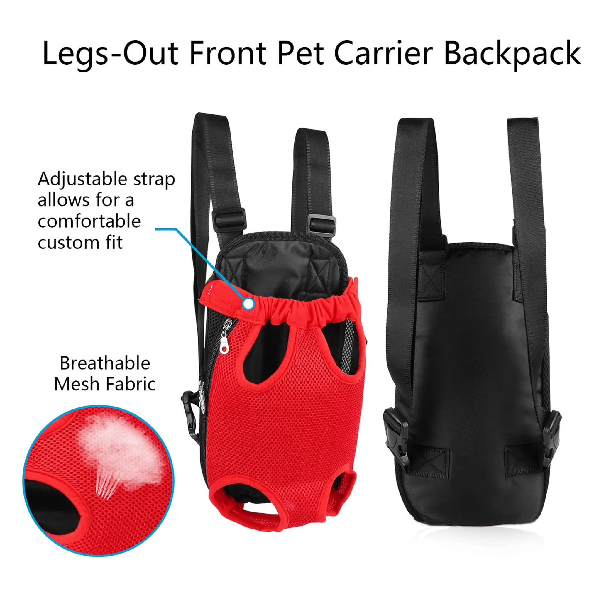 Legs-Out Front Pet Backpack Carrier