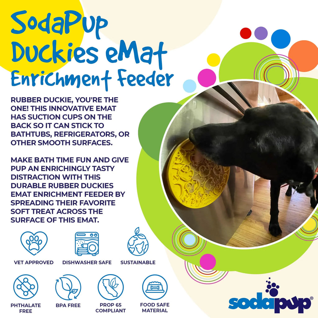 Rubber Duckies Lick Mat — Enrichment eMat