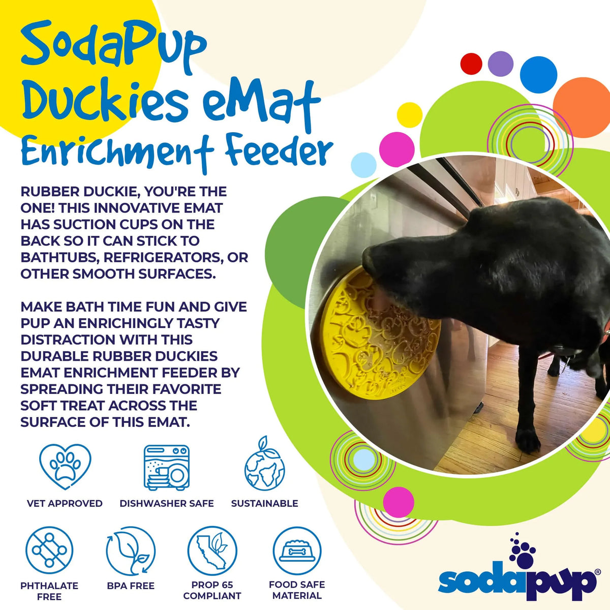 Rubber Duckies Lick Mat — Enrichment eMat