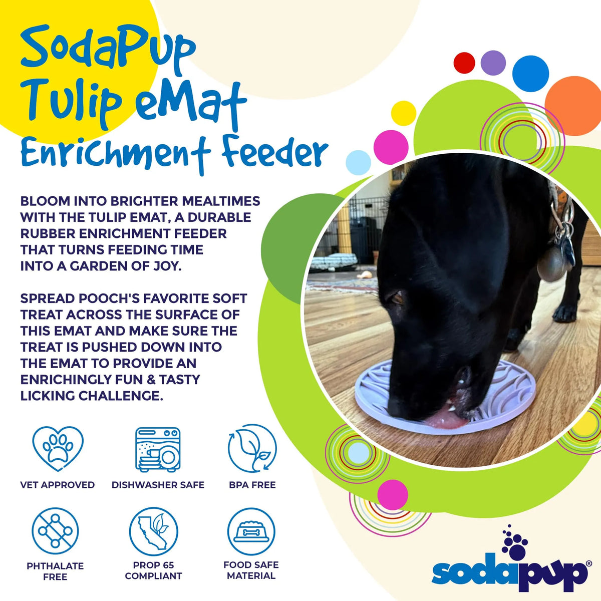 Tulip Lick Mat — Enrichment eMat