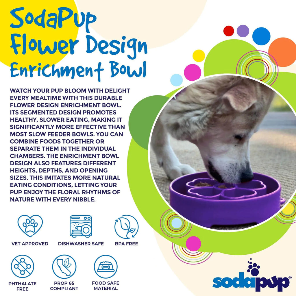 Flower Slow-Feeder Bowl