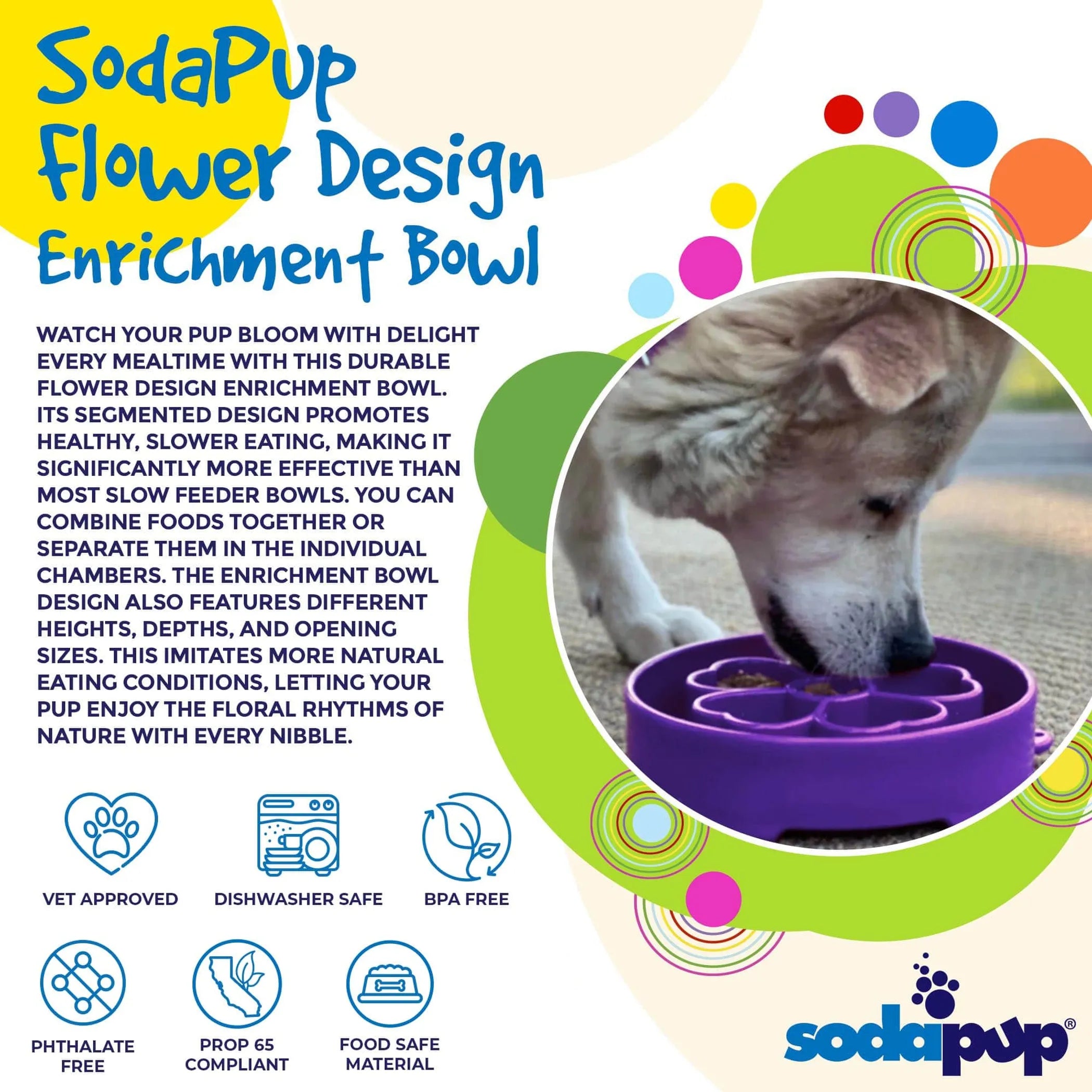 Flower Slow-Feeder Bowl