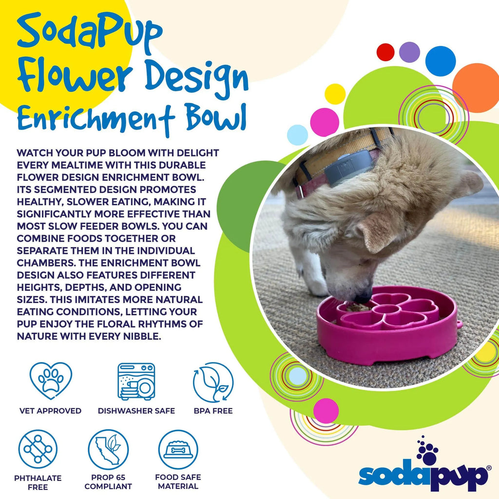 Flower Slow-Feeder Bowl